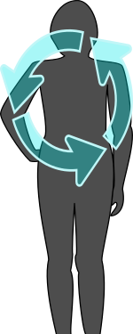 Klinová podložka podporuje lepšiu cirkuláciu a odvodňovanie telesných tekutín